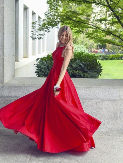 Robe longue fluide